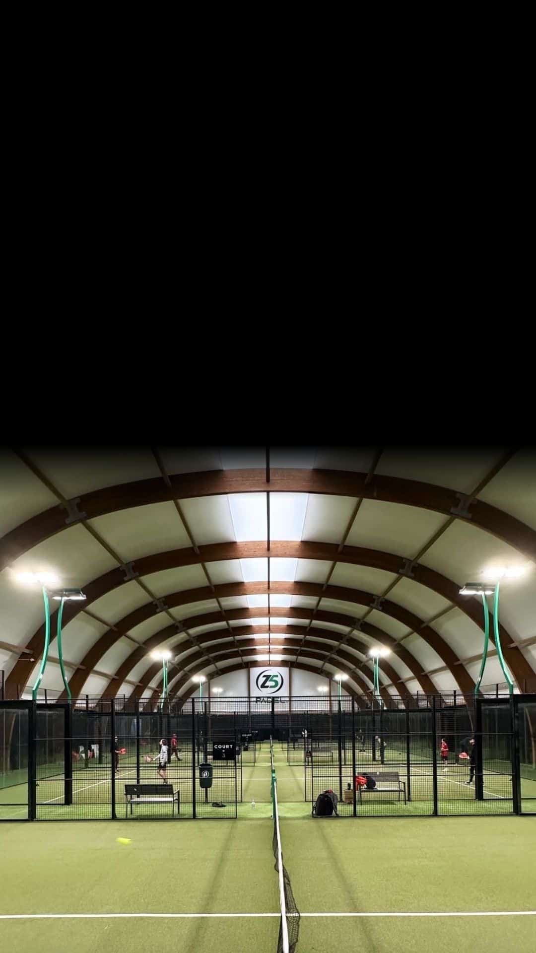 Blue Modern Padel Lesson Instagram Story